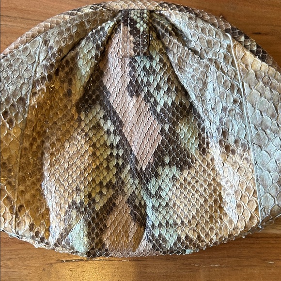 Snake Skin Vintage Clutch - Picture 2 of 6
